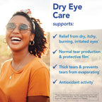 Patient One Dry Eye Care | Complemento para aliviar ojos secos e irritados | con Omega 3, GLA y más | 120 cápsulas