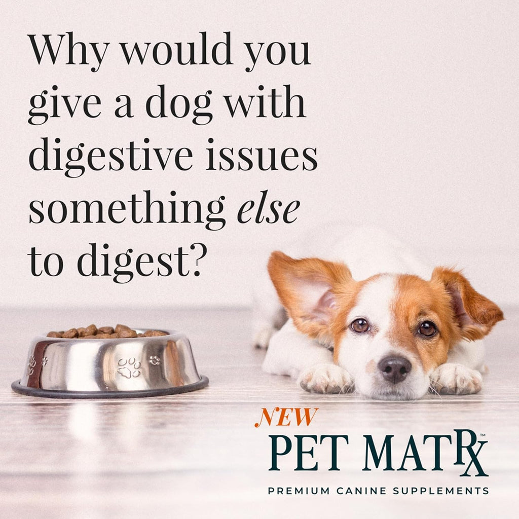 Pet MatRx Think Suplemento Cognitivo y Calmante con Colágeno y Magnesio para Perros Grandes y Muy Grandes