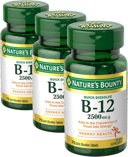 Nature's Bounty Vitamina B-12 2500 mcg de – Aquellos que buscan un impulso de energía: La B12 puede ayudar a – Image 9