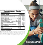 NaturesPlus Mega B-100 Complex - 60 Comprimidos de Liberación Sostenida - Complejo B Equilibrado - Apoyo Energético - Vegetariano, Sin Gluten
