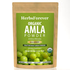 Herbsforever Polvo de Amla | Phyllanthus Emblica | Rico en Vitamina C y Antioxidantes | Vegano, Non-GMO | 230g