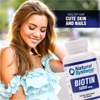 Biotina 5000 μg, 60 Comprimidos – Natural Systems