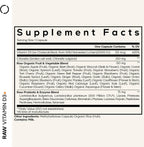 Codeage Raw Vitamin D3+ Alta Potencia 5000 IU - 60 Cápsulas