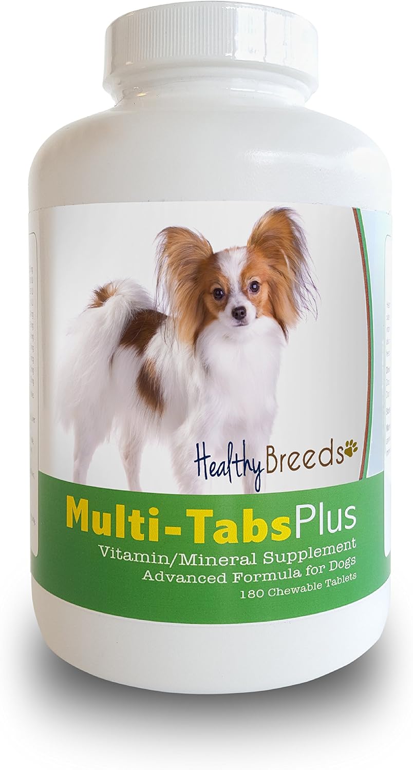 Healthy Breeds Papillon Multi-Tabs Plus Chews 180 unidades