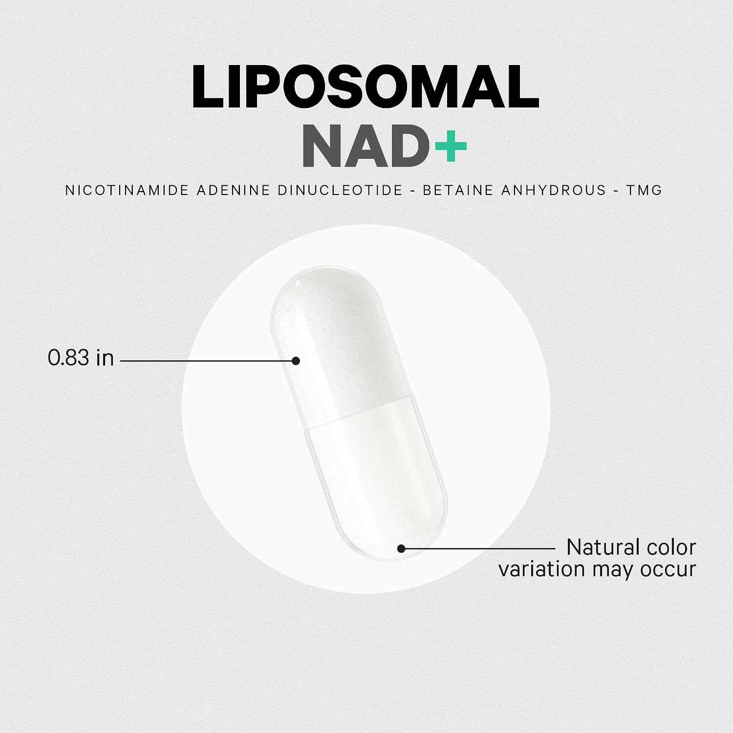 Codeage NAD+ Liposomal 500 mg con Betaína Anhidra - 60 Cápsulas