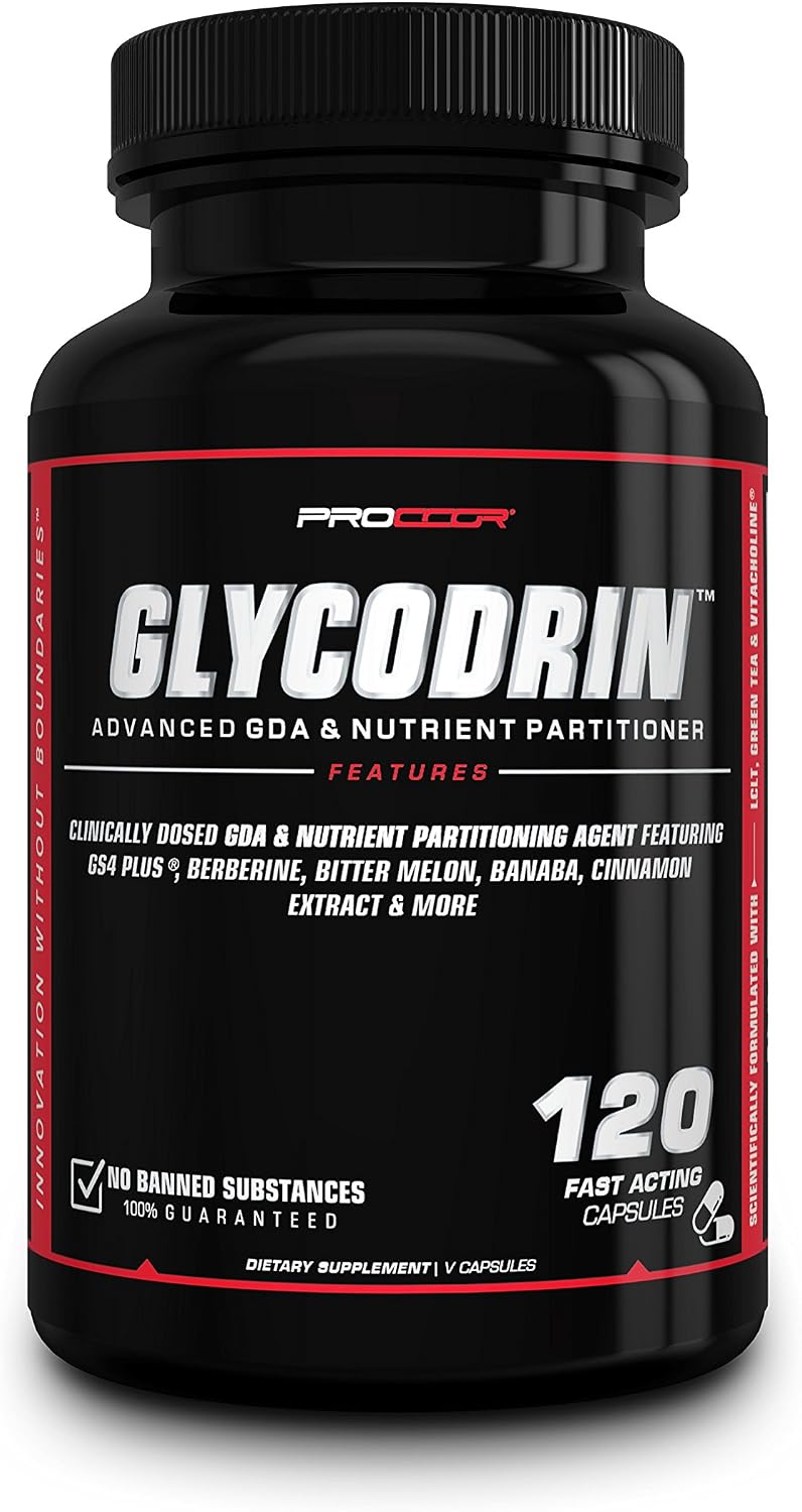 GLYCODRIN - GDA con Berberina, Canela, Banaba y GS4 Plus - 120 Cápsulas Veganas