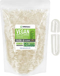 Cápsulas Vacías Tamaño 2 - XPRS Nutra - 5000 Ud. Veganas Vegetarianas