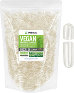 Cápsulas Vacías Tamaño 2 - XPRS Nutra - 5000 Ud. Veganas Vegetarianas