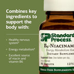 Standard Process B6-Niacinamida - Suplemento de Vitaminas B6 y Niacinamida - 90 Comprimidos
