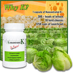 Koncentrated K - 30.5 mg de Vitaminas K y 2 mg de Astaxantina, 60 Cápsulas