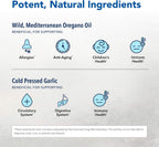 OregaMax - 90 Cápsulas Vegetales - Suplemento de Aceite de Orégano Silvestre con Ajo y Cebolla
