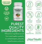 Supreme Multivitamínico para Hombres y Mujeres – Alta Potencia con Minerales, CoQ10 y Antioxidantes – 60 Comprimidos