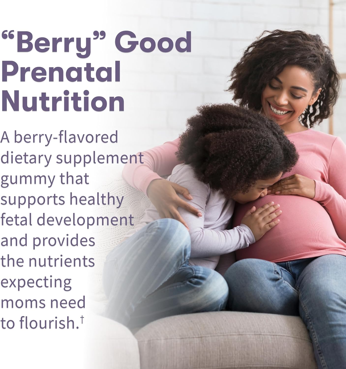 Garden of Life Organics Prenatal Gummies – Vitaminas prenatales para mujeres con apoyo al metabolismo energético y desarrollo fetal saludable, sabor a bayas, ecológico, vegano, suministro para 30 días