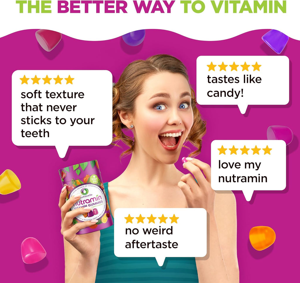 NUTRAMIN Multivitamínico Vegano Keto en Gominolas - 90 Gominolas