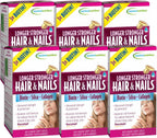 Applied Nutrition Longer Stronger Hair & Nails - Cápsulas Líquidas de Biotina, Sílice y Colágeno (Pack de 4, 240 Cápsulas - 120 Dosis)
