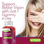 Viteey Complejo B en Gomitas con Vitamina C - 60 Gomitas