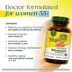 MegaFood Multi para Mujeres de 55+ - Multivitamínico y Mineral para Mujeres Mayores de 55 Años