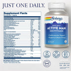 SOLARAY Once Daily Active Man Multivitamin - Multivitamínico para hombres activos