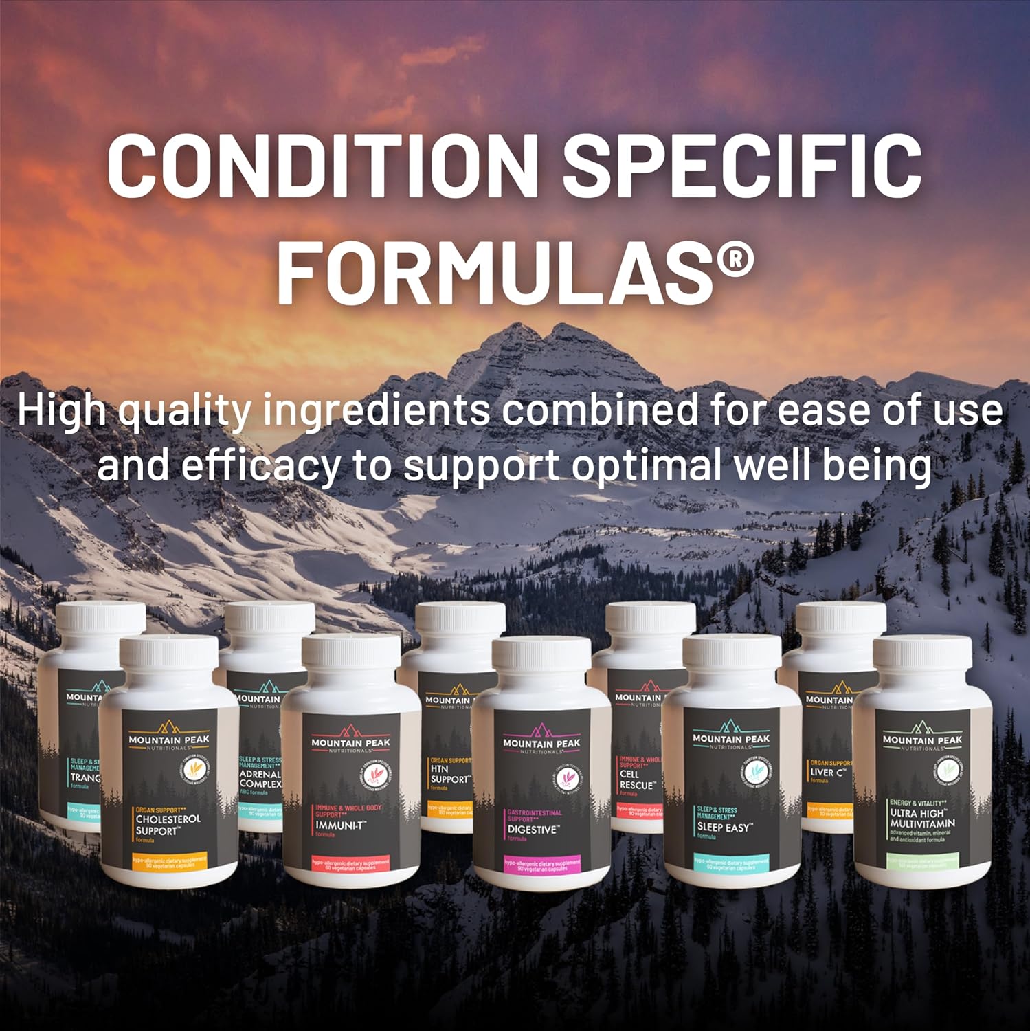 Mountain Peak Nutritionals Fórmula Articular - Glucosamina, Boswellia y Vitamina C - 120 Cápsulas