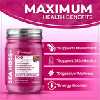 WELLNESS LABSRX Irish Sea Moss Gel Raw - Mix Berry - 283 g