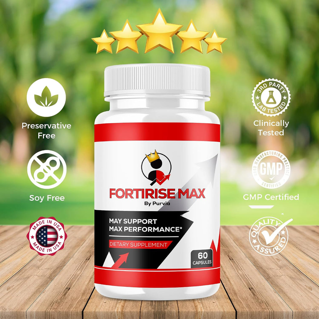Fortirise Max - Fórmula de Máxima Potencia para Apoyo General al Bienestar, 60 Cápsulas