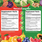Nature's Evergreen Fruits and Veggies Supplement – 180 Cápsulas (Envase de 2)