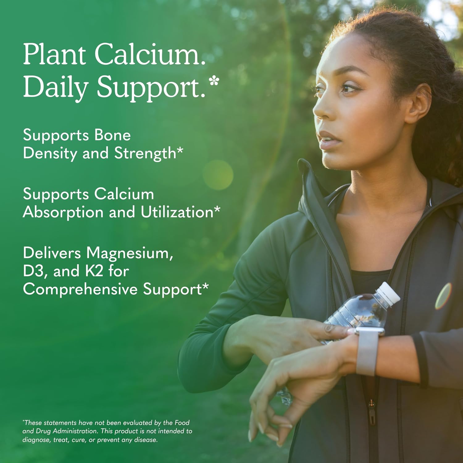 Garden of Life Calcium with Magnesium and Vitamin D3 & Organic K2 - 180 Tablets