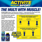 MHP Activite Sport – Multivitamínico Deportivo con 25 Vitaminas y Minerales, 120 Comprimidos
