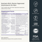 VitaminIQ Multivitamínico Integral para Hombres - 120 Cápsulas Vegetarianas