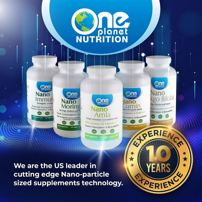 One Planet Nutrition Nano Amla 500 mg Veggie Capsules (120 caps) - Extracto de Amla con Vitamina C – Image 4