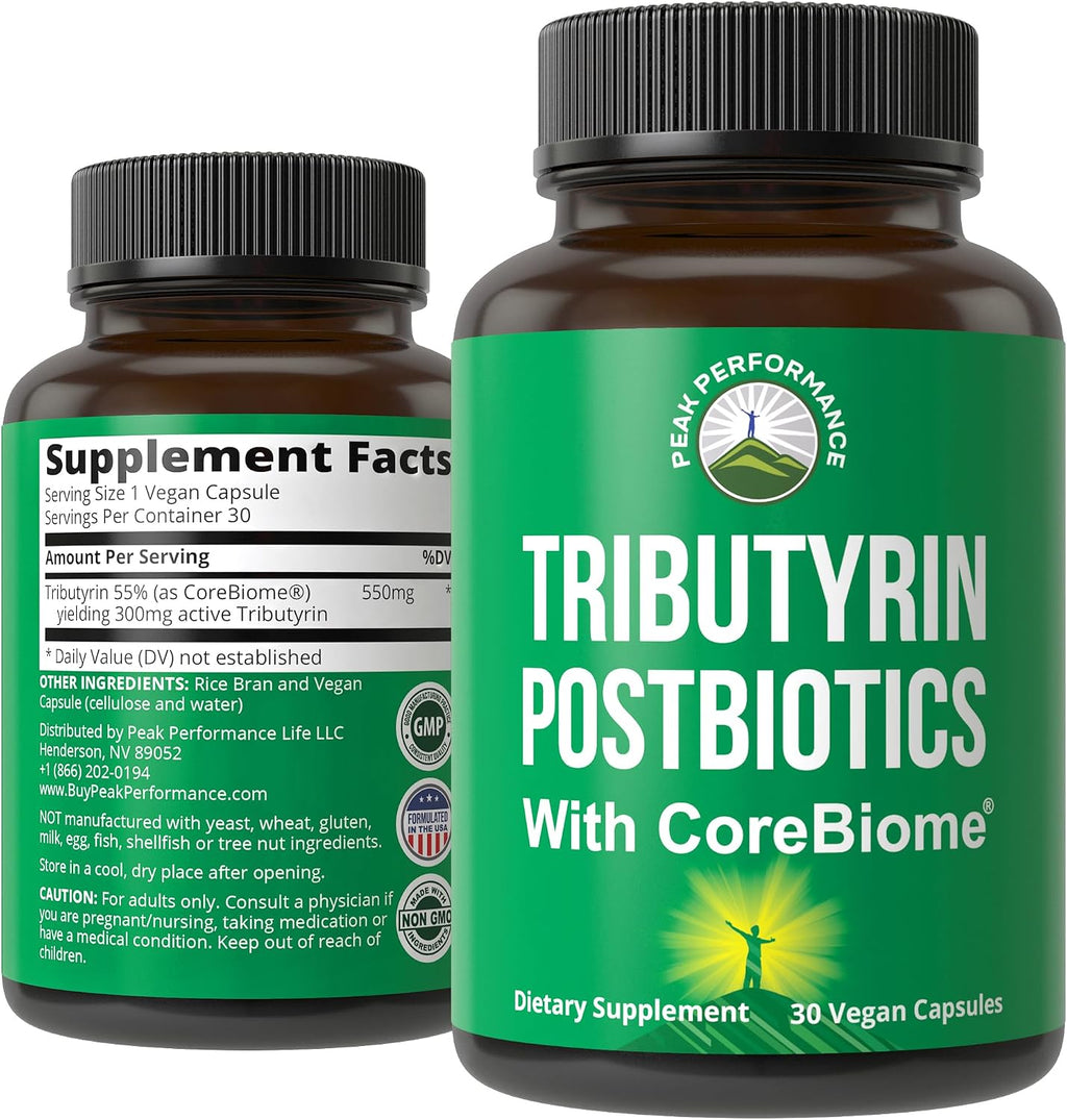 CoreBiome Tributirina Postbiótico – Salud Digestiva y Microbioma