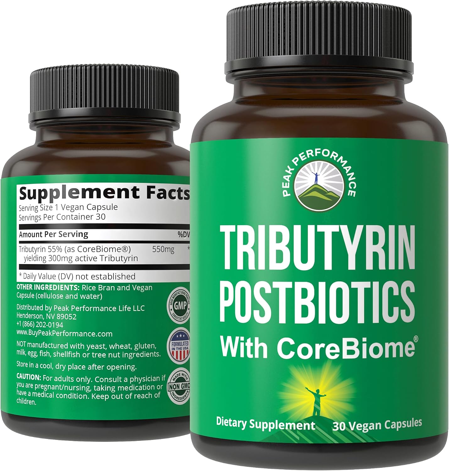 CoreBiome Tributirina Postbiótico – Salud Digestiva y Microbioma