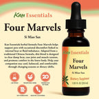 Kan Herb Company Four Marvels – Mezcla herbal china tradicional para perros y gatos, 1 fl oz