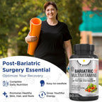 NOON VITAMINS Multivitamínico bariátrico con hierro – 60 cápsulas líquidas