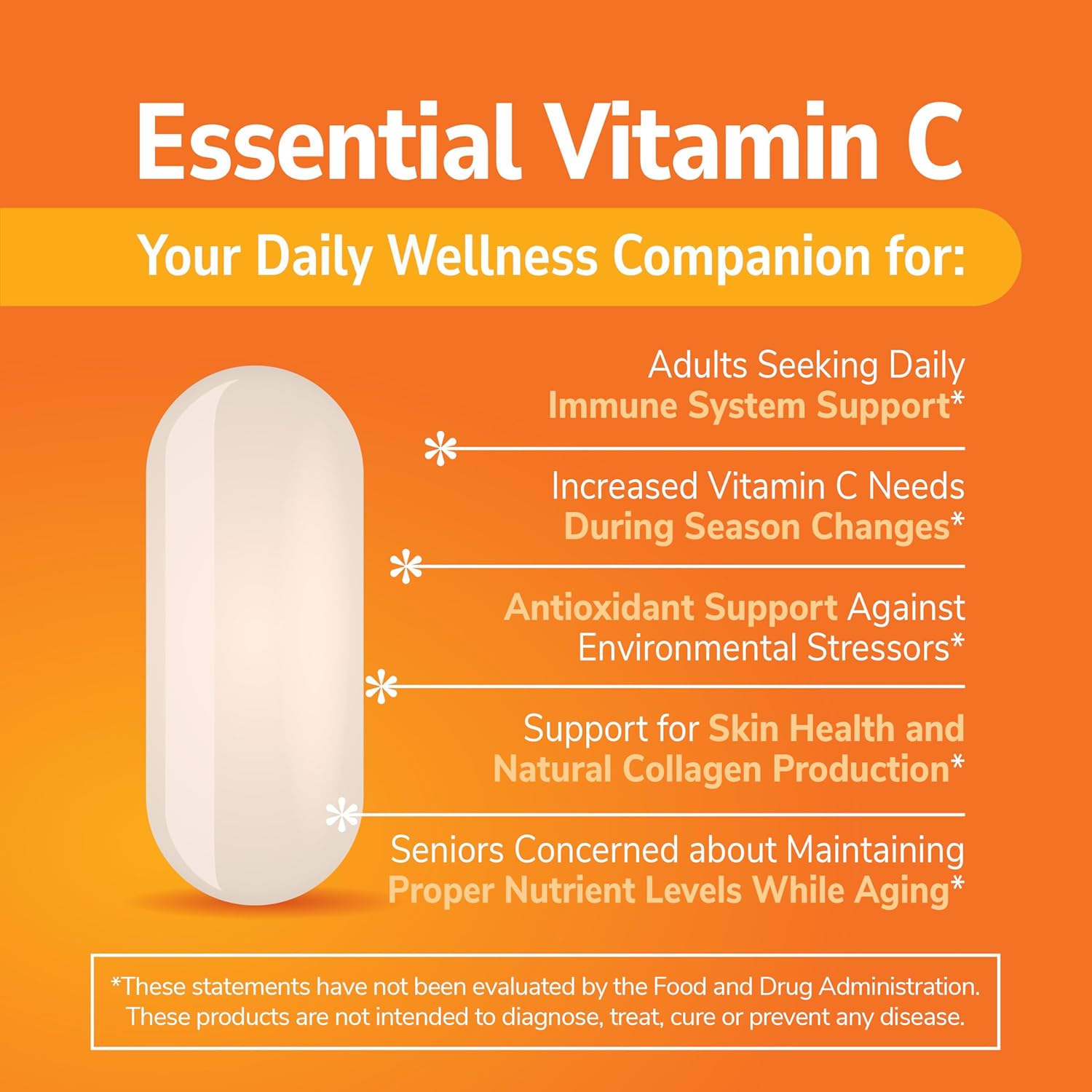 Vitamina C 1000 mg Liberación Prolongada - 21st Century (110 Comprimidos)