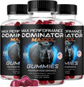Dominator Maxxx Gummies for Men – Complejo Multivitamínico Natural, 180 Gomitas (3 Meses)