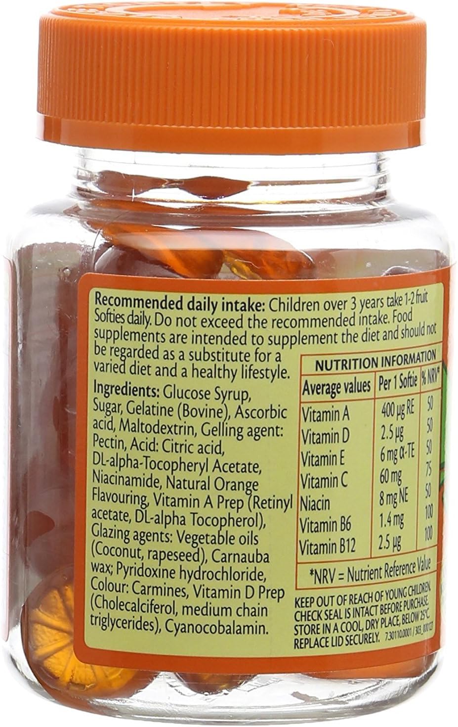 Haliborange Multivitamin Orange Softies 30 Capsules
