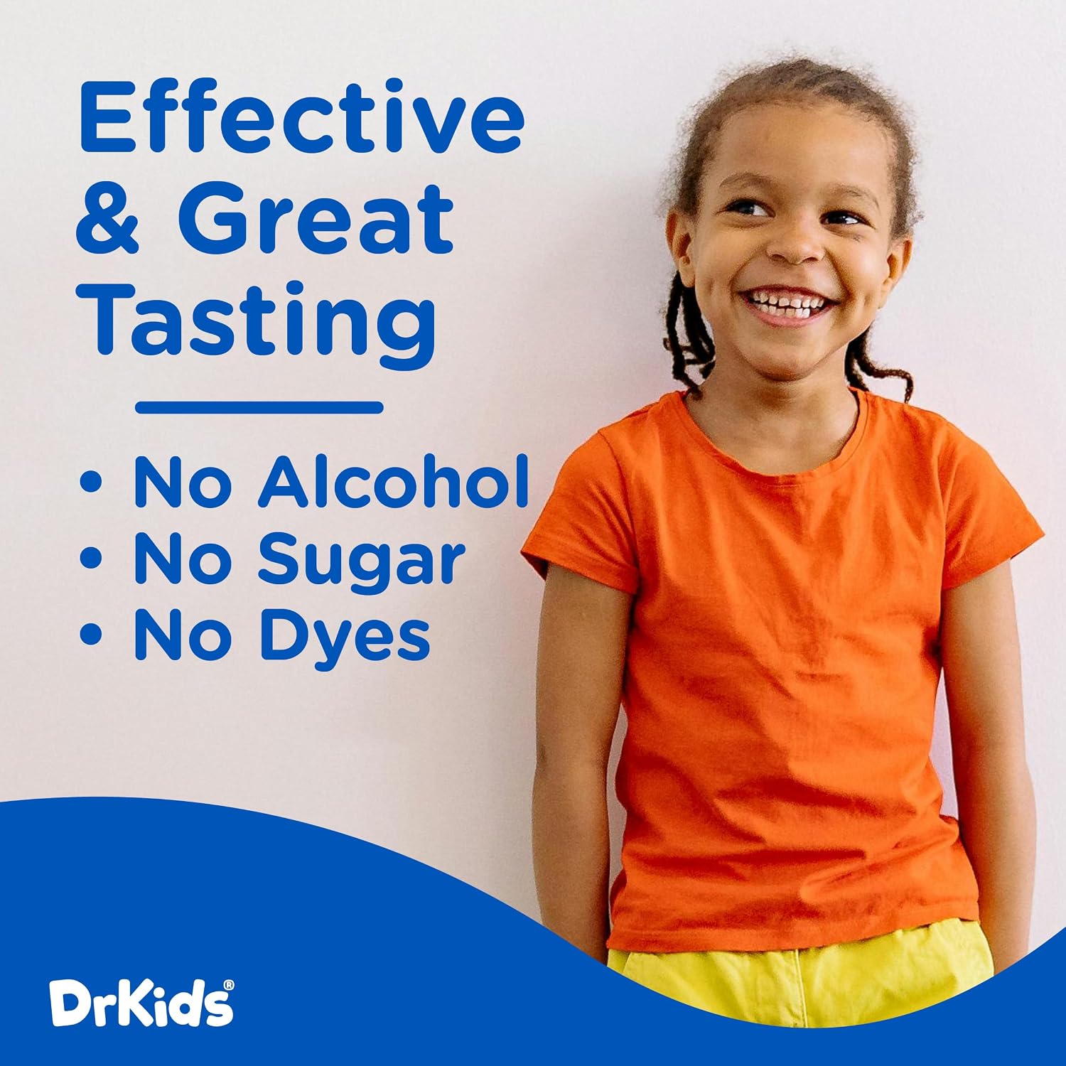 Dr. Kids Medicina Infantil para Alergias, Sabor Bayas Mixtas, 20 Viales Premedidos con Difenhidramina 12.5 mg