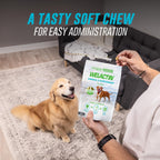 Nutramax Welactin Omega 3 para Perros - Suplemento de Aceite de Pescado con EPA y DHA - 60 Comprimidos Blandos