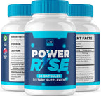 Power Rise Pills - 5 Pack (300 Cápsulas) | Suplemento Natural Multivitamínico