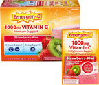Emergen-C 1000 mg Vitamina C en Polvo Sabor Fresa Kiwi - 30 Sobres