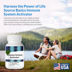 Life Source Basics Activador del Sistema Inmunitario – Beta 1,3/1,6 Glucano 500 mg – 60 Cápsulas