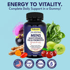 Sakoon nutrition Gominolas Multivitamínicas para Hombre con Probióticos y Prebióticos, 60 unidades