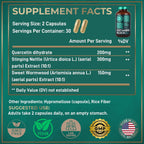 Histamine Block 10:1 Flavonoids de WILD FUEL - Quercetina, Ortiga y Artemisia - 60 Cápsulas
