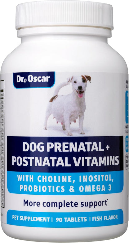 Vitaminas prenatales para perros Dr. Oscar – – Ácido fólico (vitamina B9): Se considera importante para el – Image 1