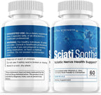 Sciatisoothe Suplemento para el Bienestar Nervioso - Cápsulas de Vitaminas y Minerales - Fórmula Avanzada (60 Cápsulas)