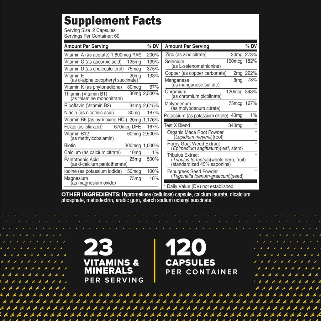Primaforce Multivitamin for Men Capsules [120 caps] - Nutritional Supplement to Promote Good Health