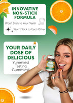 Lunakai Gominolas de Vitamina C Orgánicas - 250 mg para Adultos y Niños - Pack de 6
