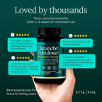 Etta Vita Cistanche Tubulosa 500 mg – Potente Extracto Estandarizado 50% Equinacósido/10% Acetósido