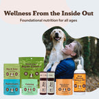 Natural Dog Company Masticables de Salmón Salvaje de Alaska para Perros - Suplemento de Omega 3 con EPA y DHA, 90 Unidades